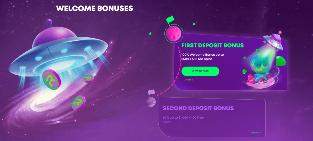 casino rocket bonuses