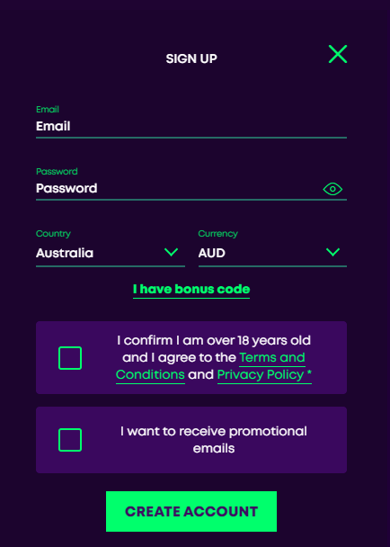 casino rocket sign up