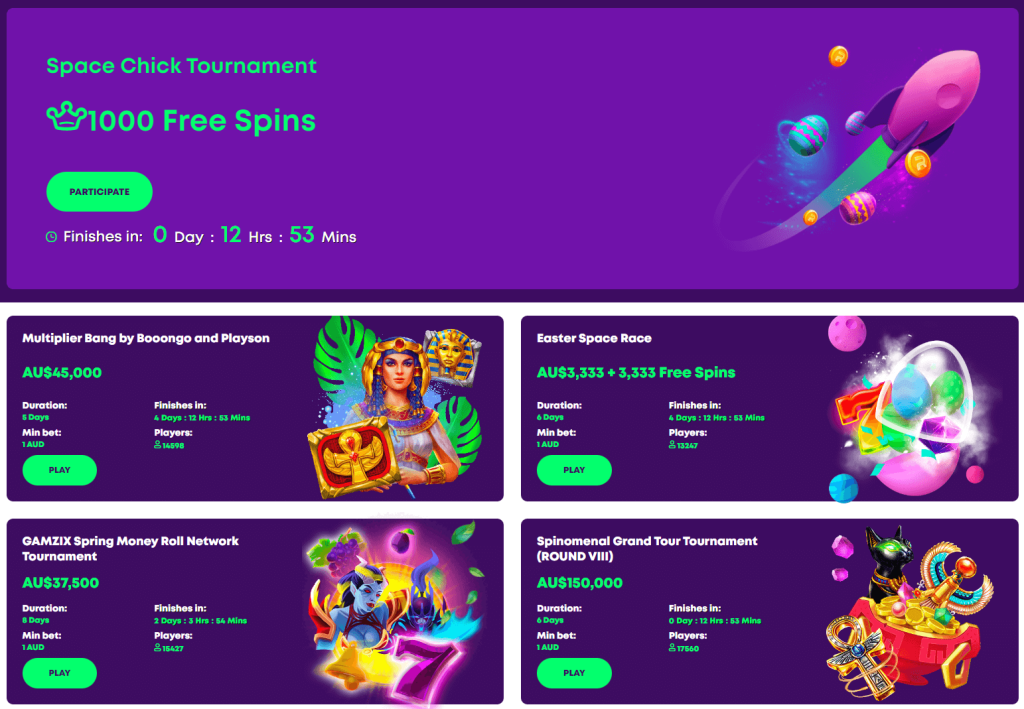casino rocket tournaments