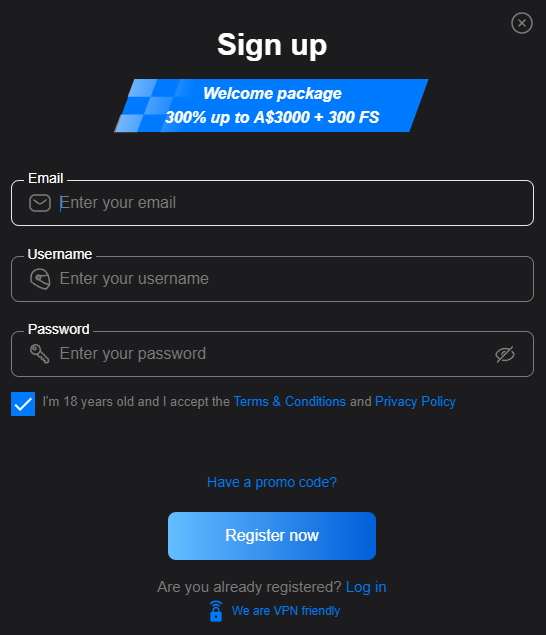 need for spin sign up